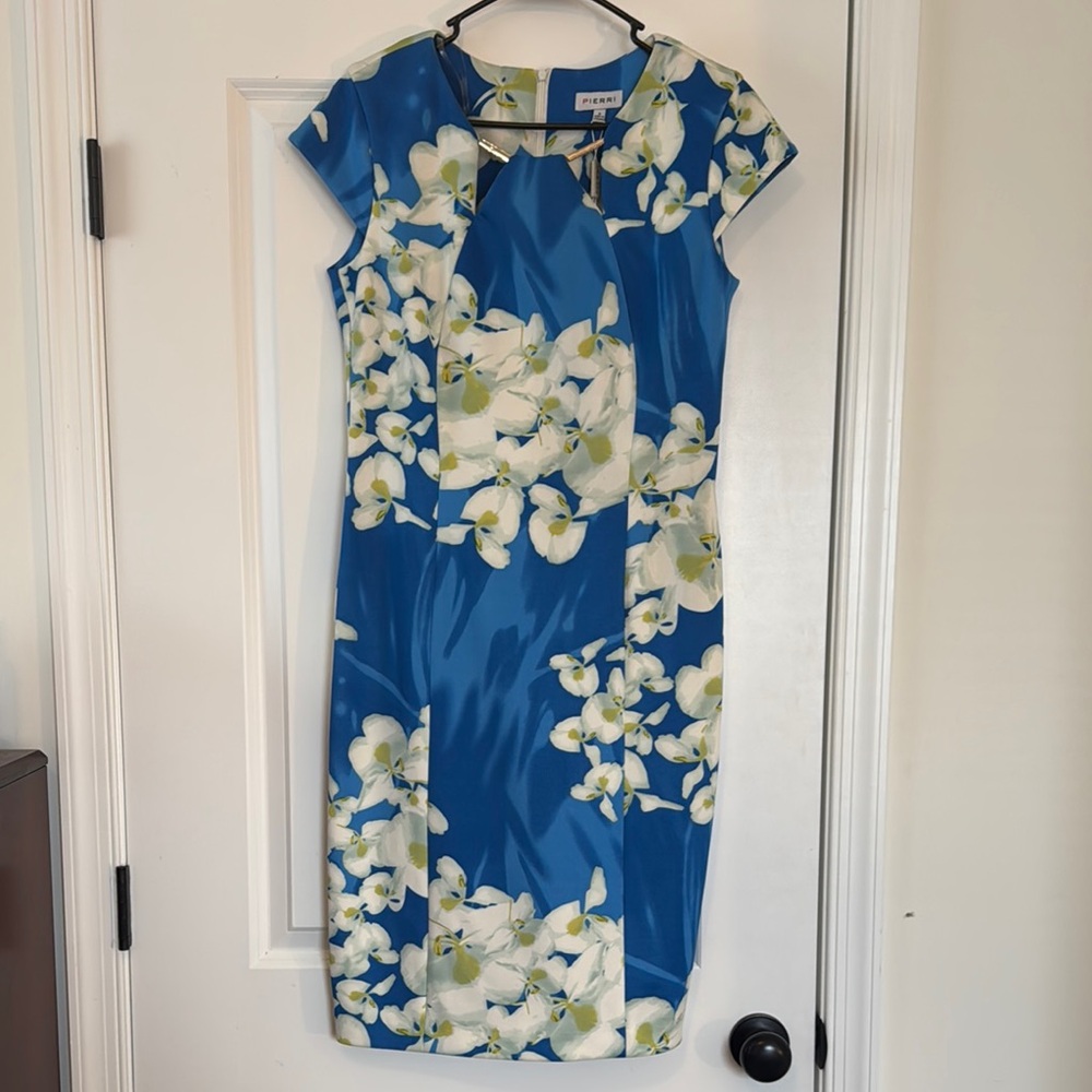 Sheath Dress with Floral Print